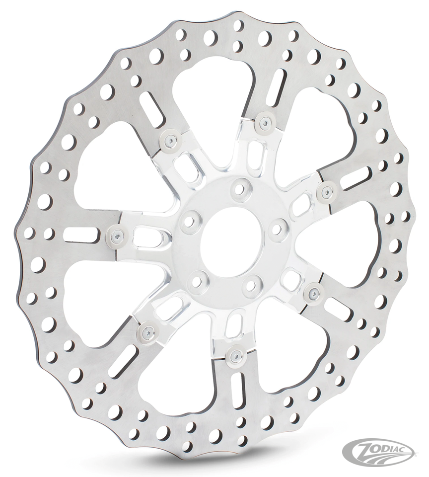 14" 7-valve Brake Rotor, Chrome