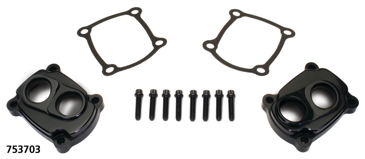 Jims ME17-UP black tappet covers