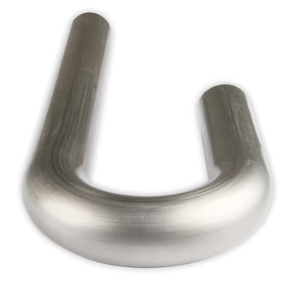 Stainless St. J-bend o.d. 2-1/8" R=3"
