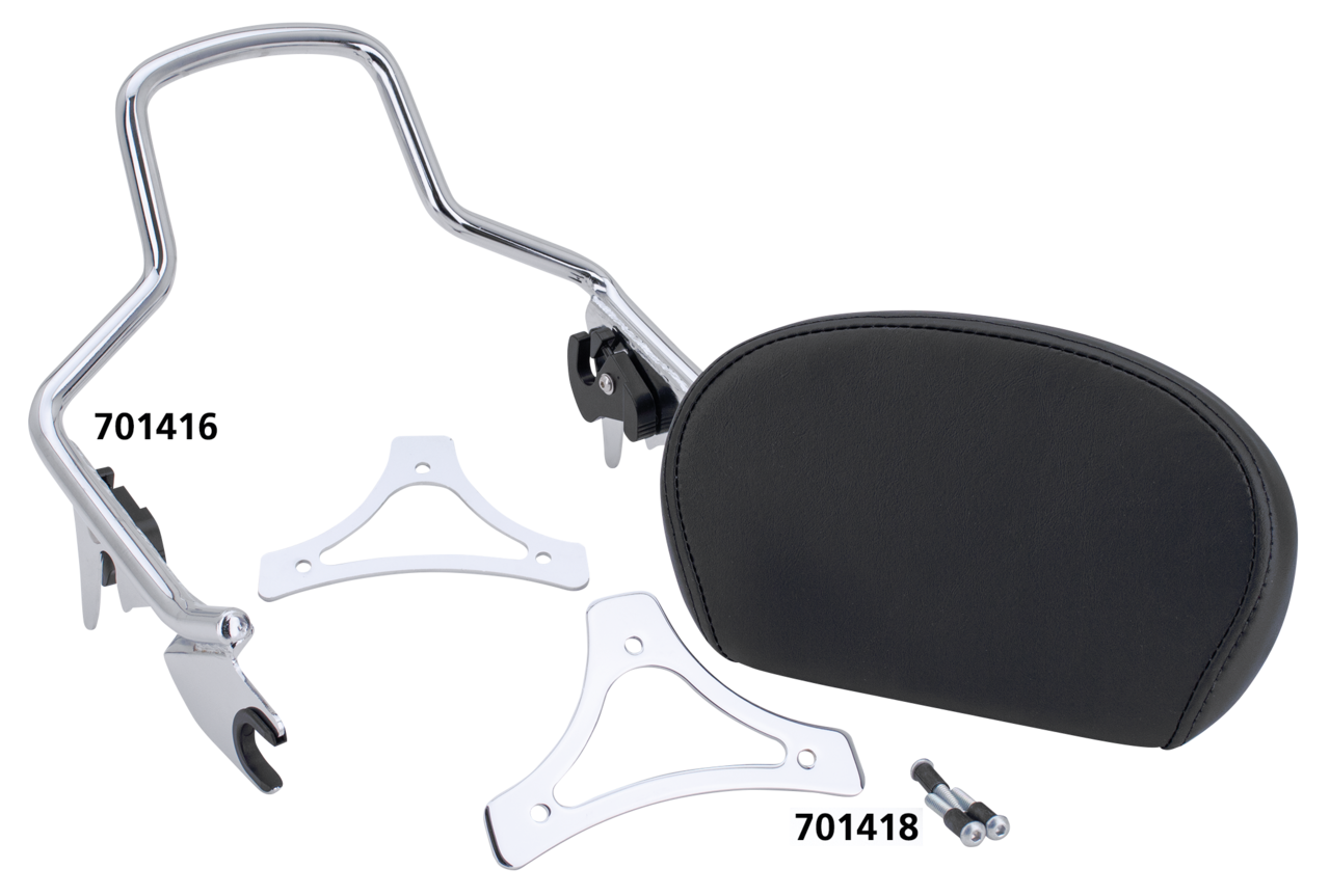 Det. Sissy Bar Shorty Chrome FLT09-up