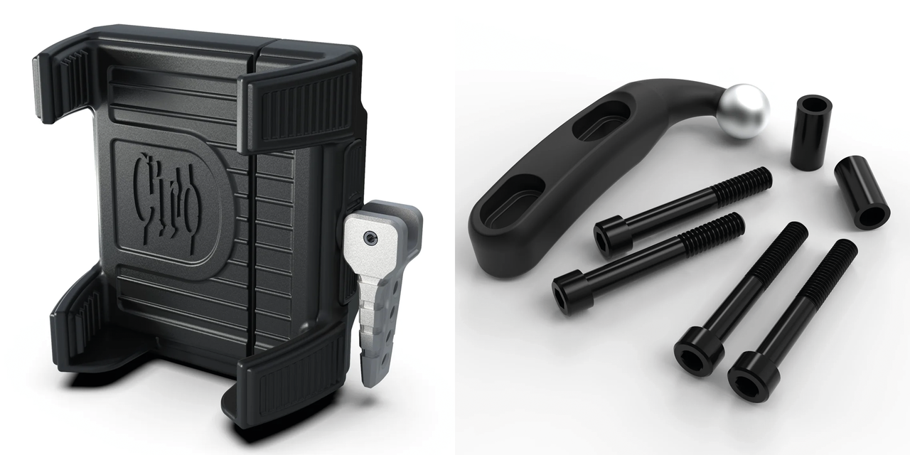 Phone Holder w/o Charger perch mnt Blk