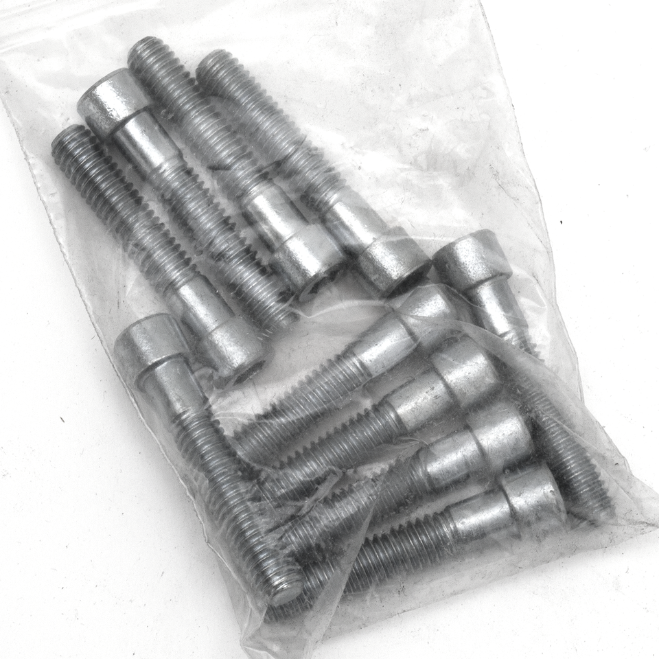 10pck allen bolt 5/16-18x1-5/8" UNC zin