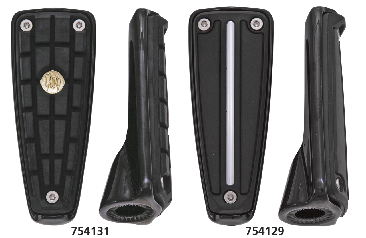 CMX FOOTPEGS BLACK W/O PEG SIDE CLEVIS