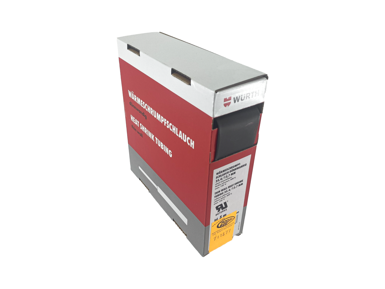 5Meter Shrink socket tube 25.4mm/12.7