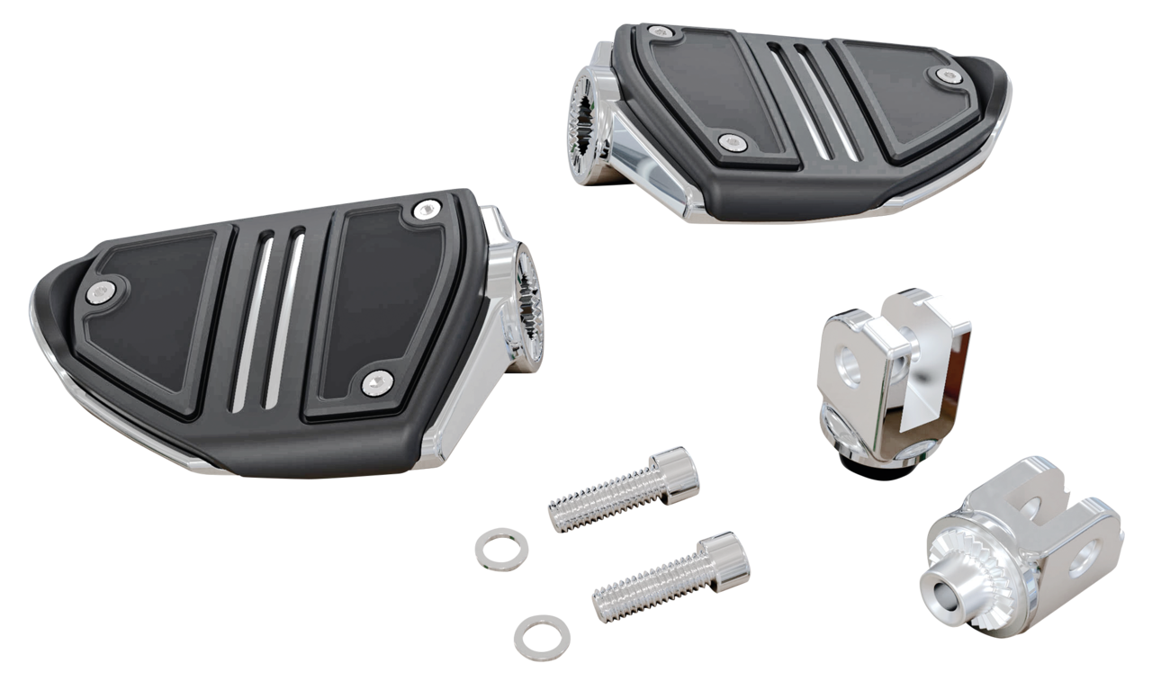 Chrome TwinRail driver pegs ST18-up