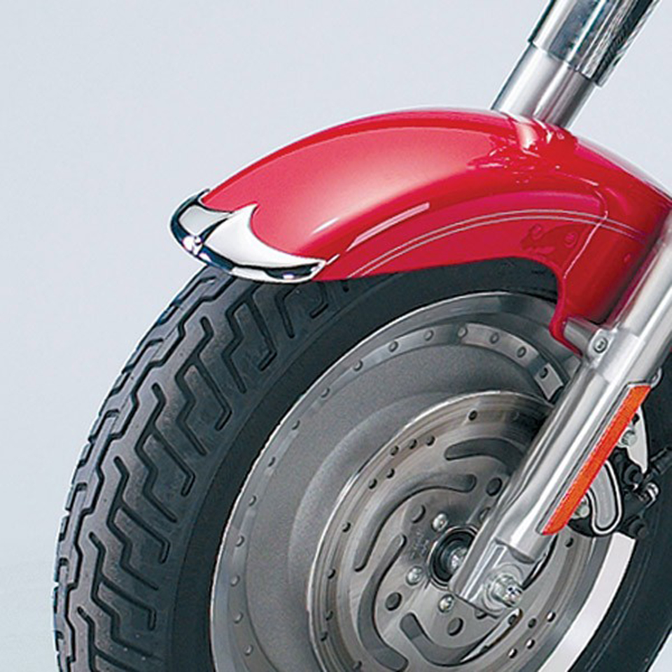 Nat.Cycle Chrome fendertip FLSTF Front
