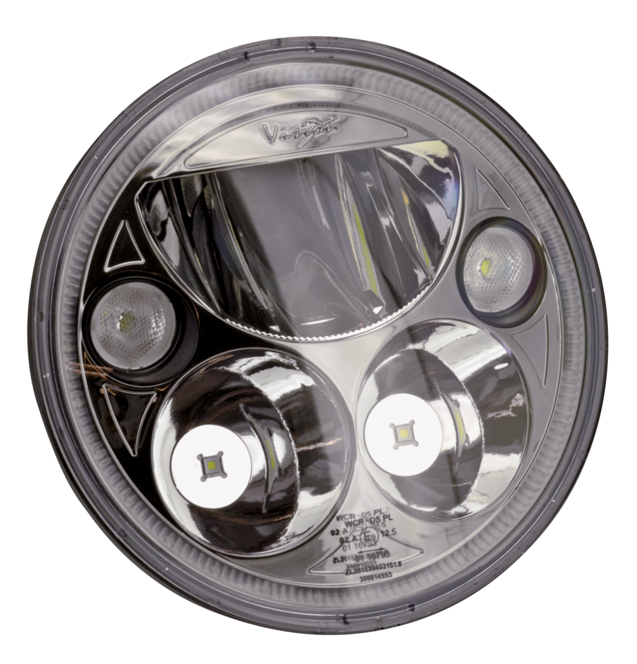 Vision X round 5.75" Black with halo