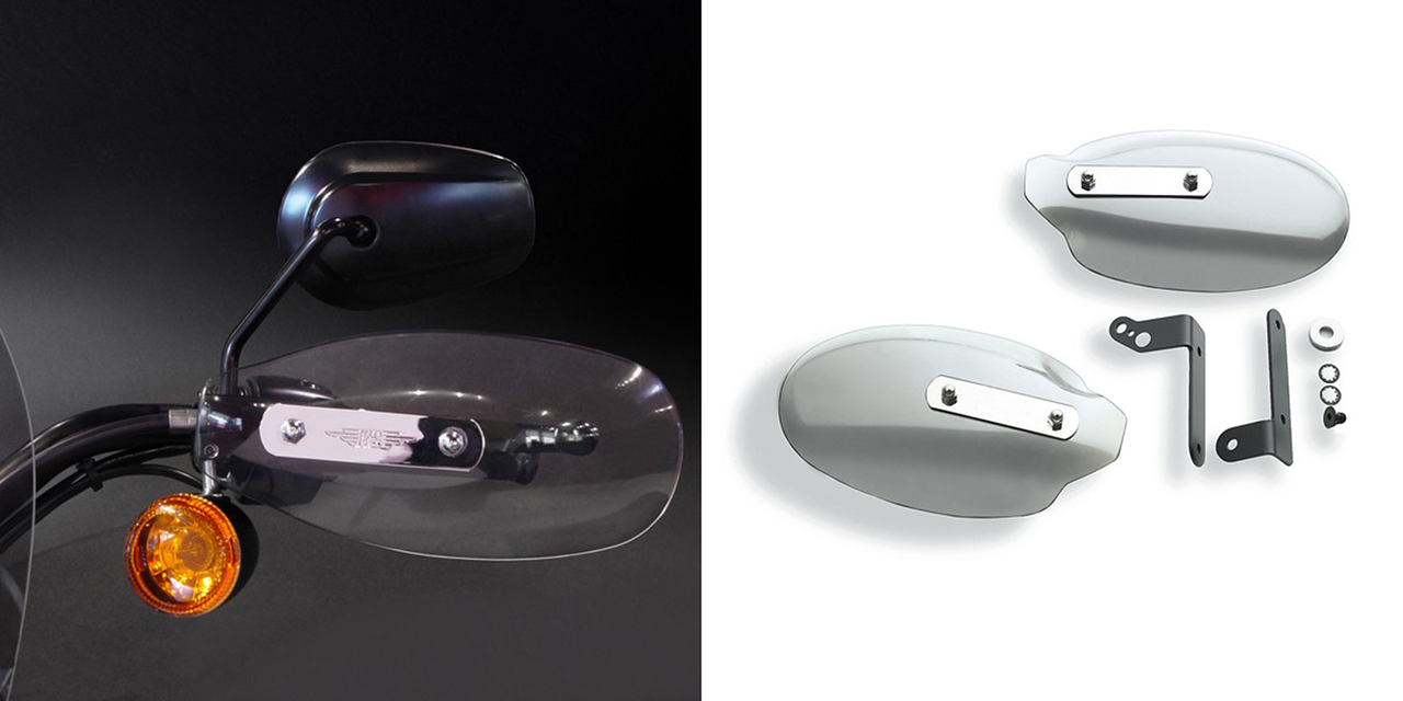 Nat.Cycle Hand deflector clear Sportster