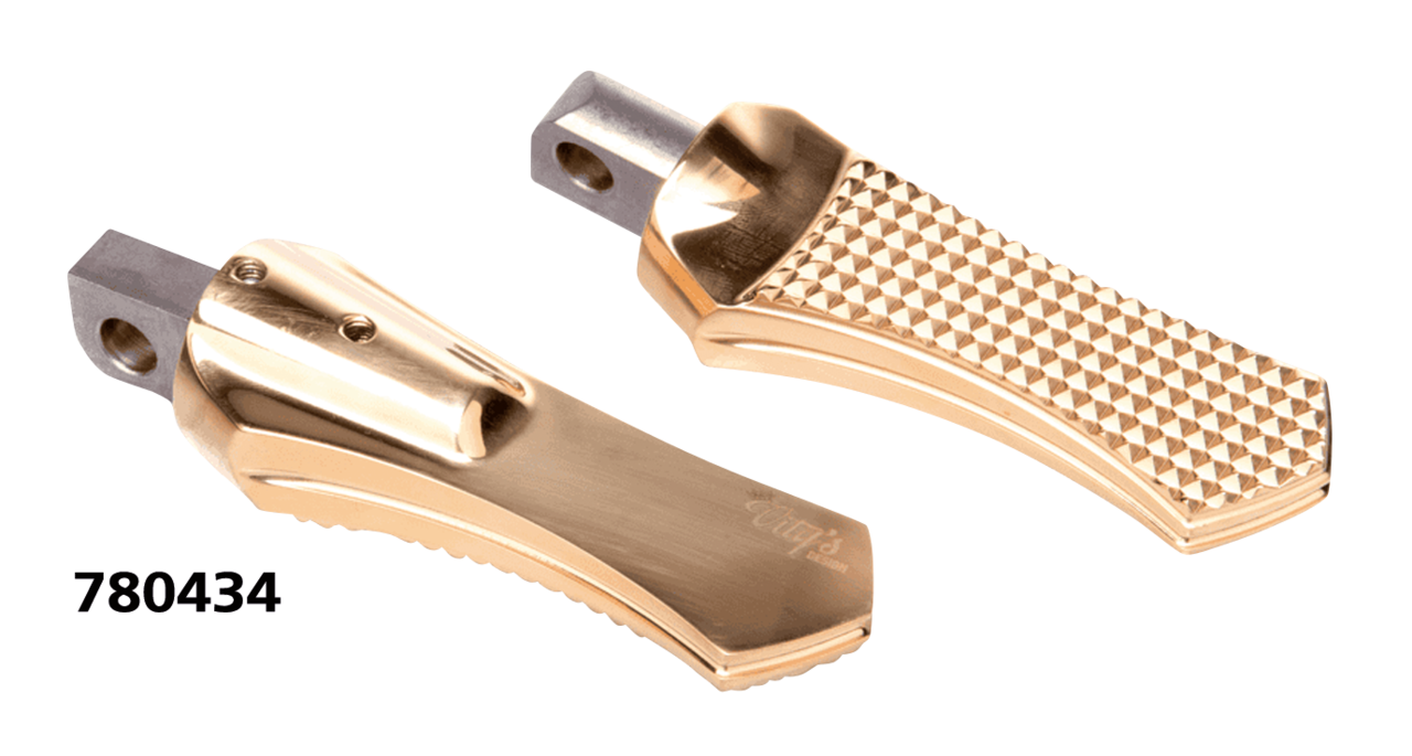 DIAMOND FOOTPEGS BRASS