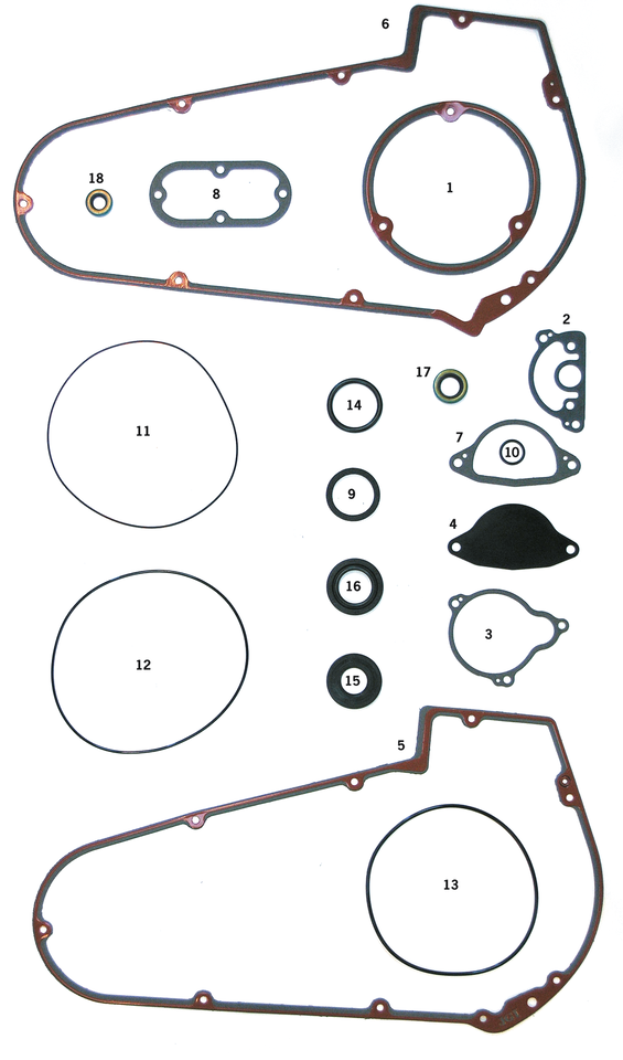 5pck Silicone Primary gasket 66-88