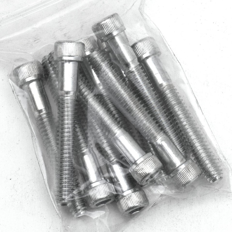 10pck allen bolt 1/4-20x1-3/4" UNC zinc
