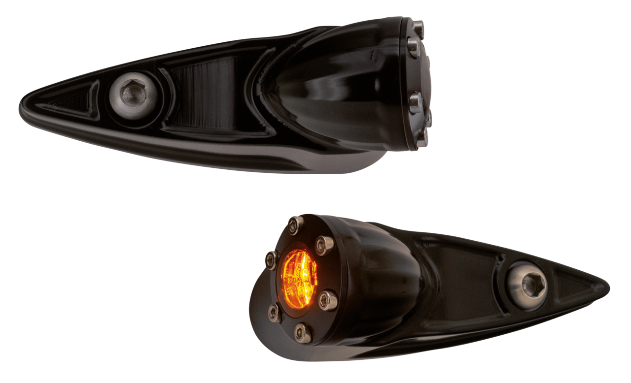 VITY front turnsignals FLTRX15-up Black
