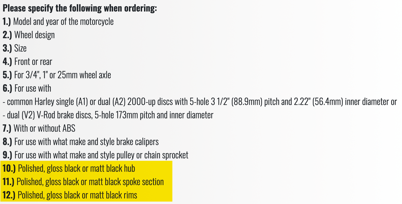 BLACK COATING Rick rim or center