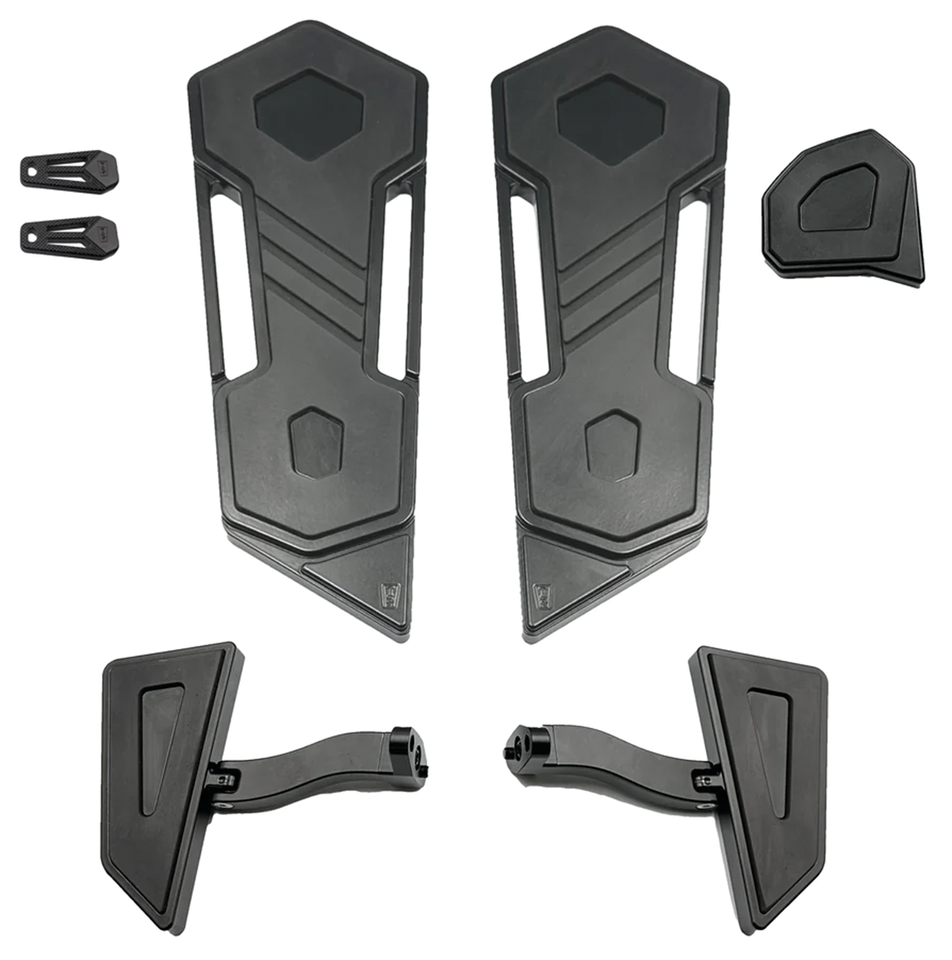 Hexa v2 DR+PA Boards+Pedals Black Anodiz