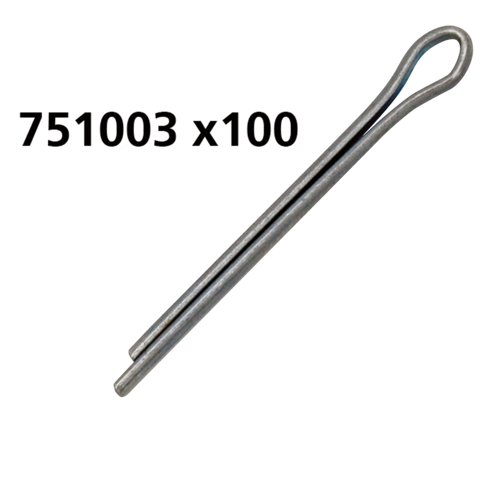 100pck COTTER PIN 1/16"x3/4" #515 & #518