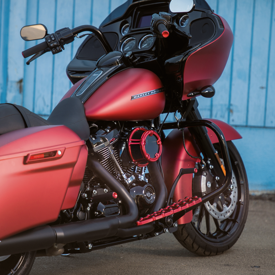 Ness MX Billet Floorboards - Red