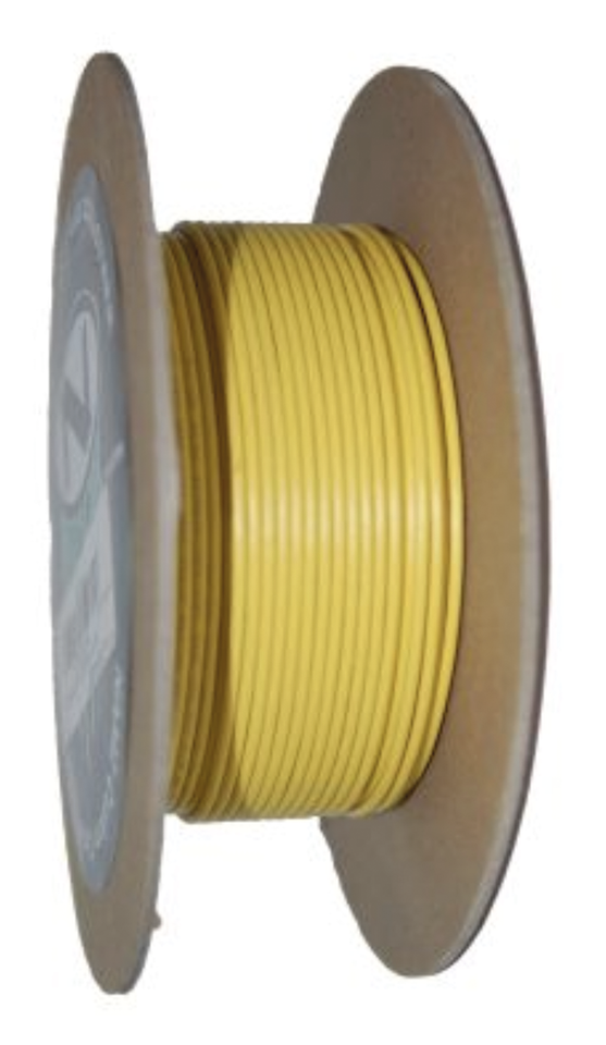 18-Gauge YELLOW 100' Spool Primary Wire