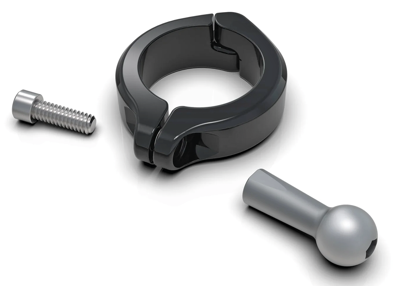 Aluminum Clamp Mount 1-1/2" Black