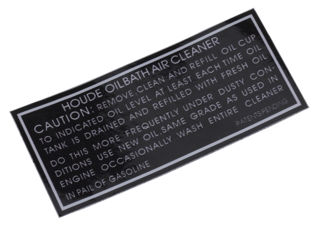 Transfer round HOUDE oil bath cleaner