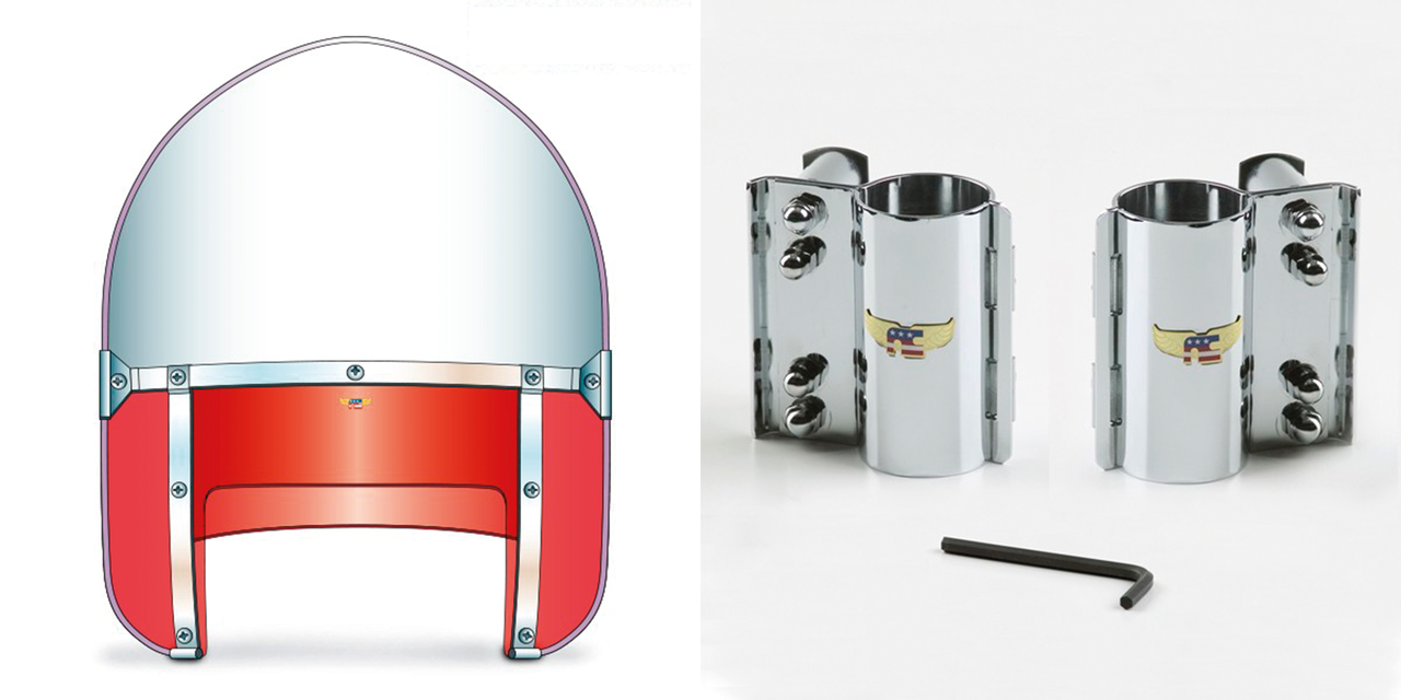 Beaded H-Duty peaked top/cupped red