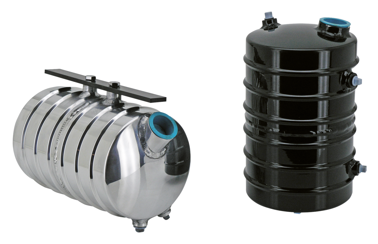 GZP Blk vertical mount Beehive oiltank