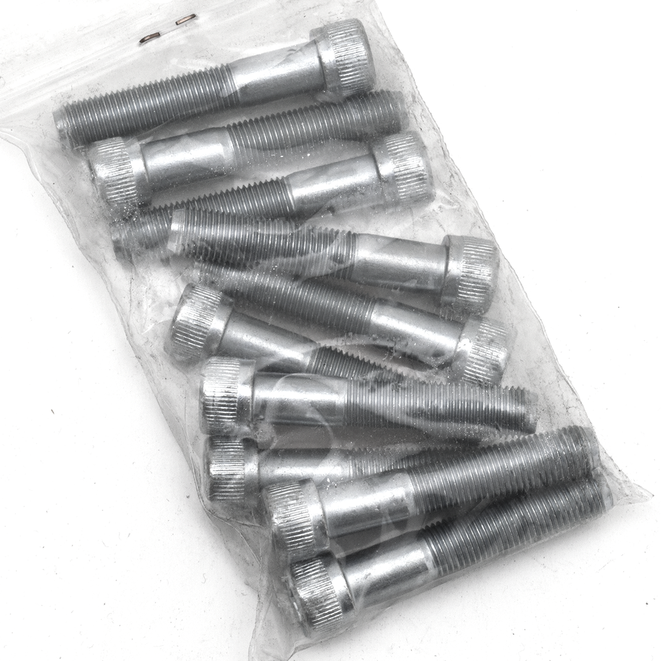 10pck allen bolt 3/8-24x2" UNF zinc