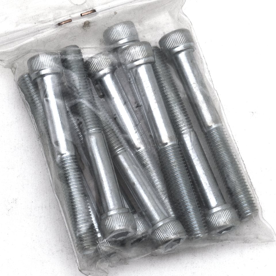 10pck allen bolt 1/4-28x2" UNF zinc