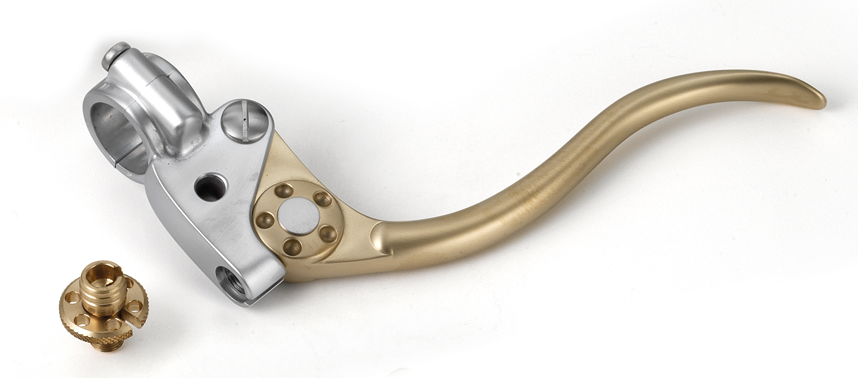 K-Tech Deluxe cable clutch satin alu/bra