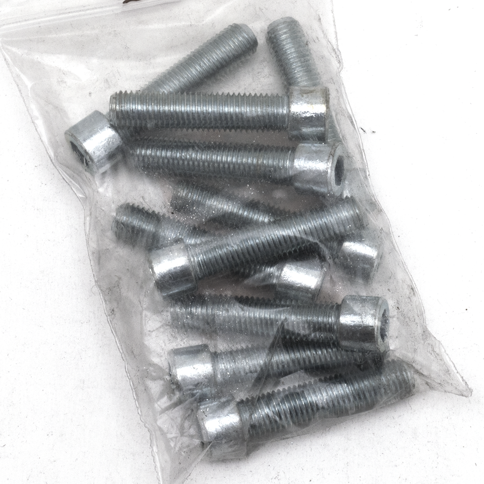 10pck allen bolt 5/16-24x1-3/8" UNF zin
