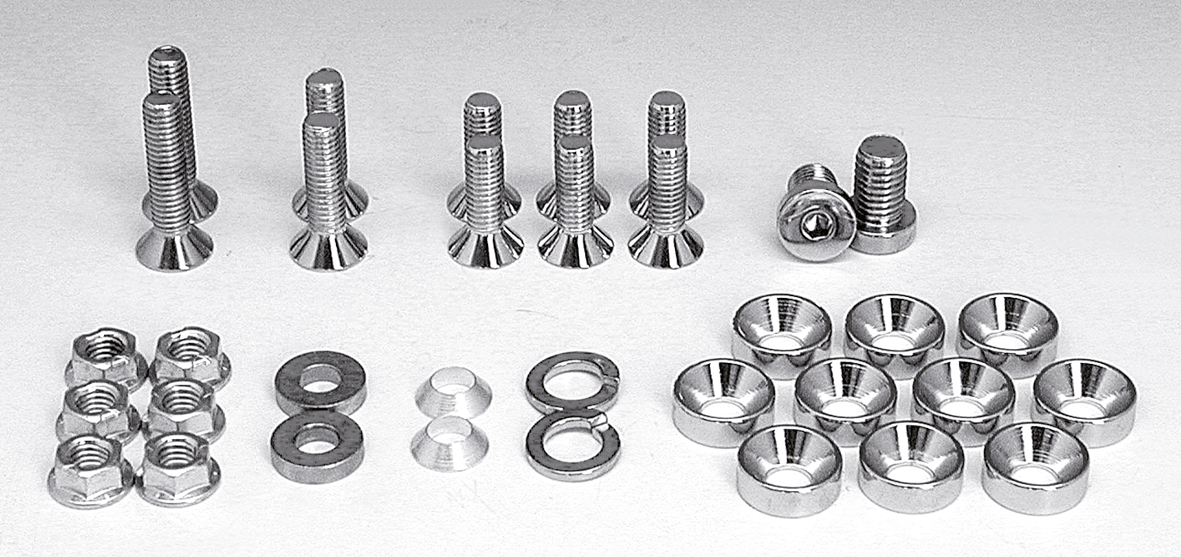 Rear fender strut mounting kit 00-up