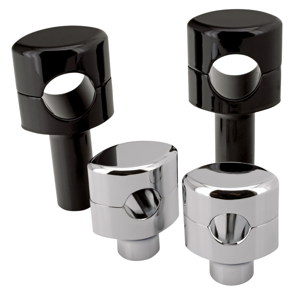 GZP Blk 1.67" Infinity 1" bar risers