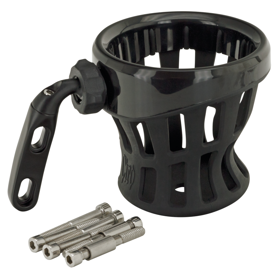 Cup holder perch mount black