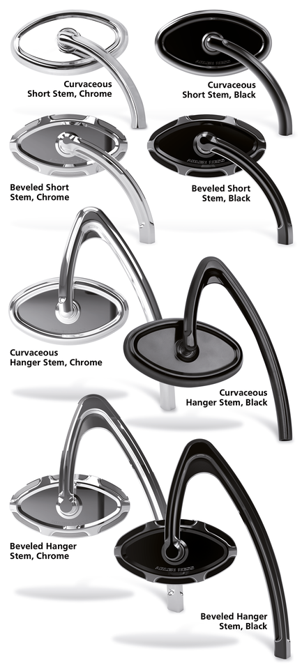 SMOOTHIE MIRROR LEFT CHROME