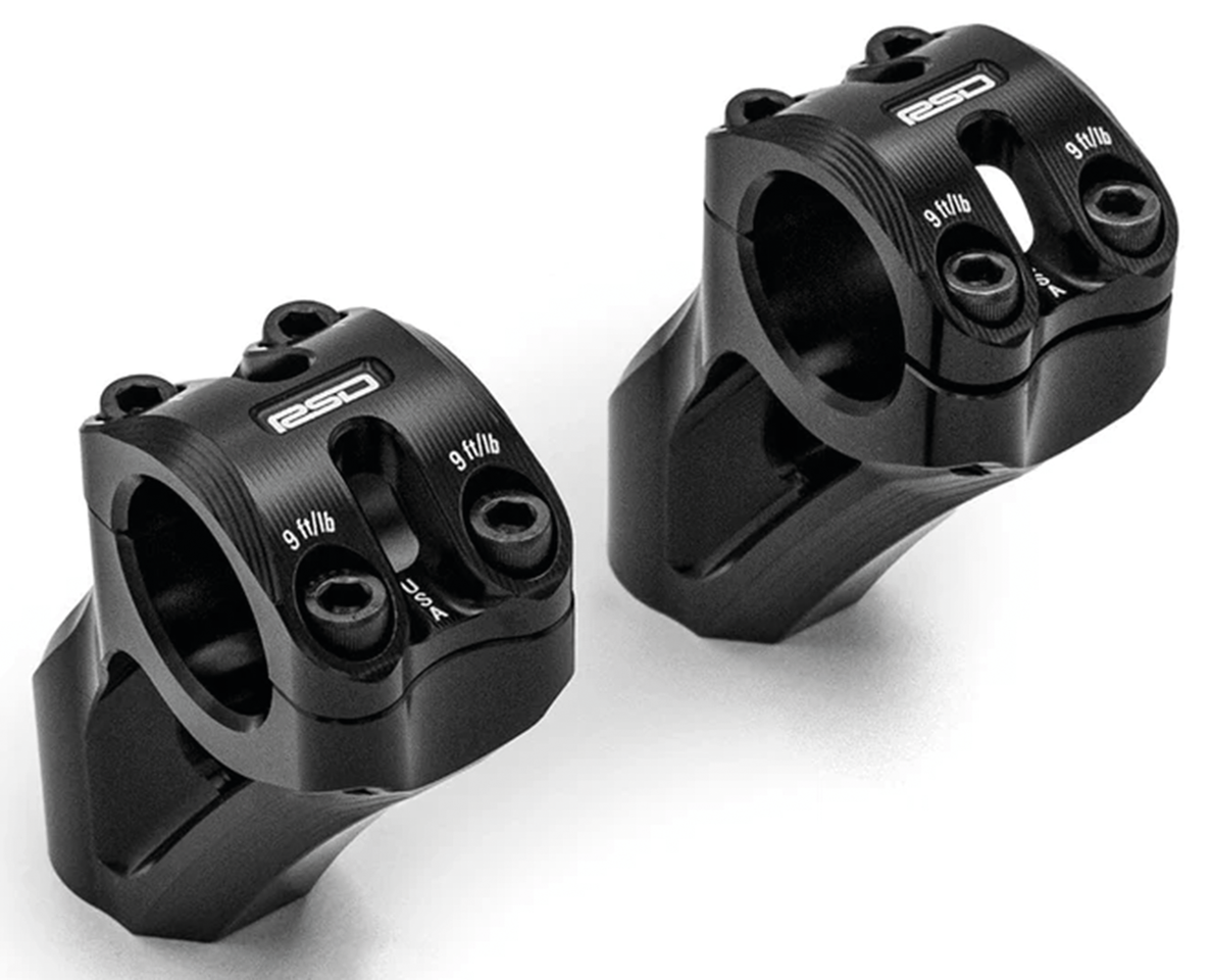 RSD Sector PB Risers 3" Two-Piece Black