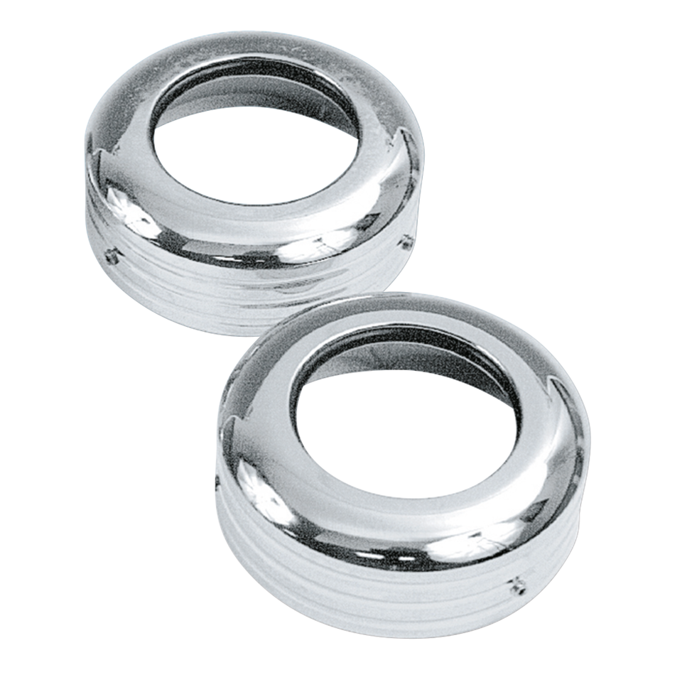 Fork leg dust Covers Ball milled chr set