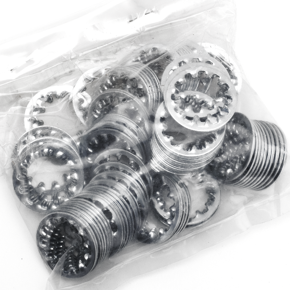 100pck WASHER, LOCK 3/4" internal