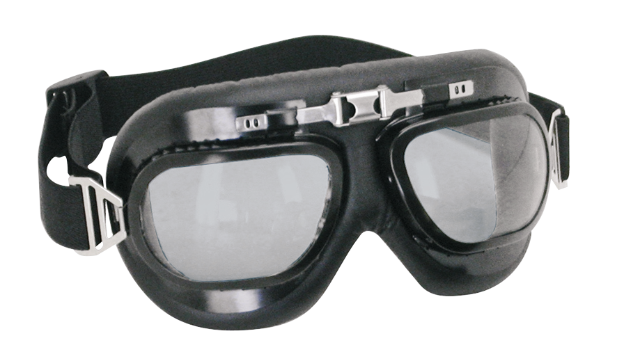 GZP Contoured lens goggles with black fr