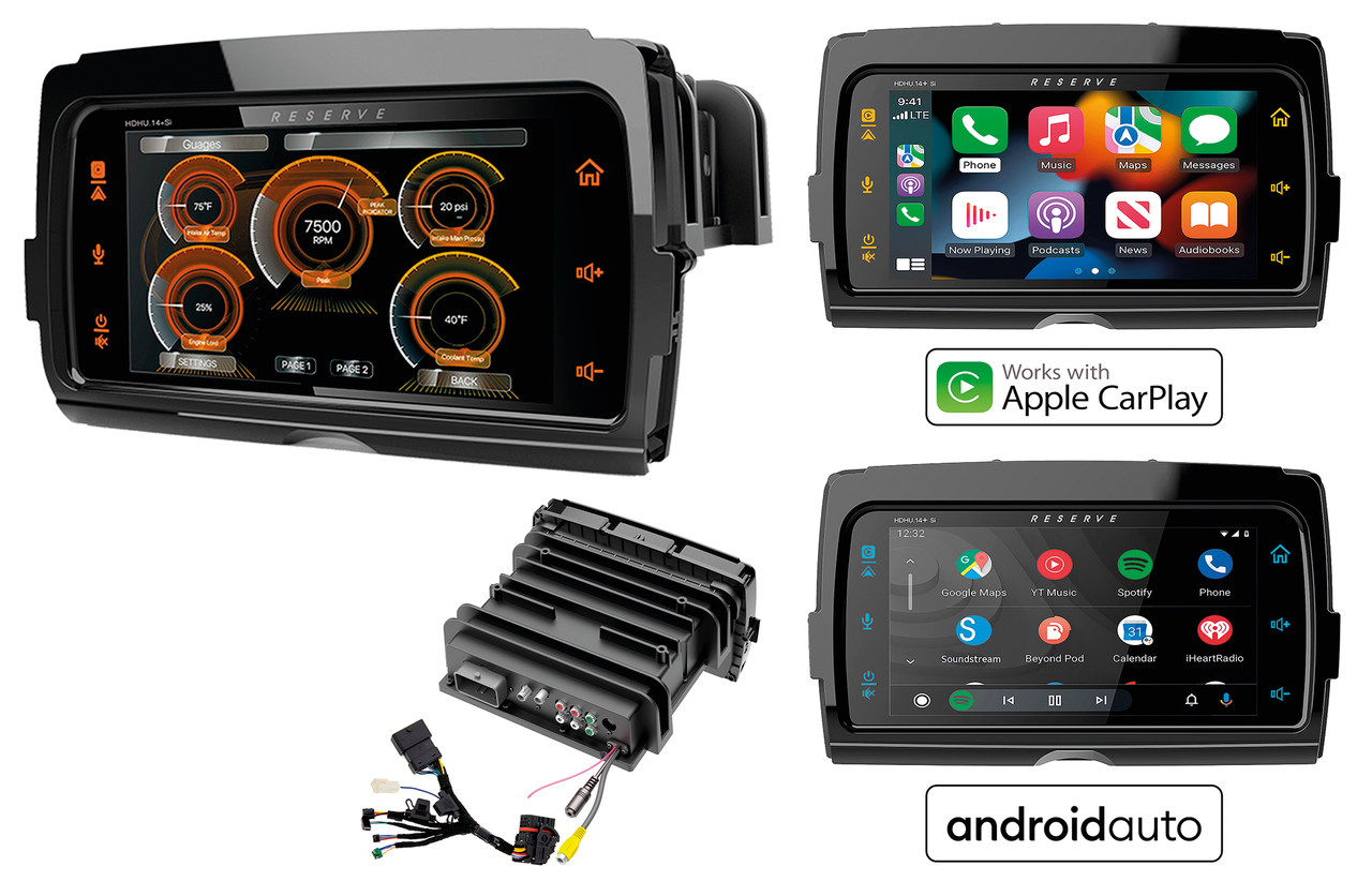 7" Headunit CarPlay/And. BOOM FLH/T14-Up