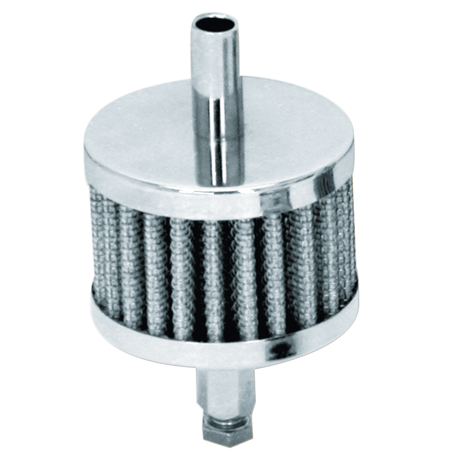 GZP Chr crankcase breather 3/8" w stud+b