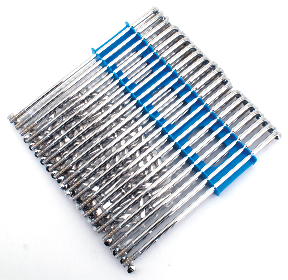 GZP Spokes chrome 16" rim w/Spool hub