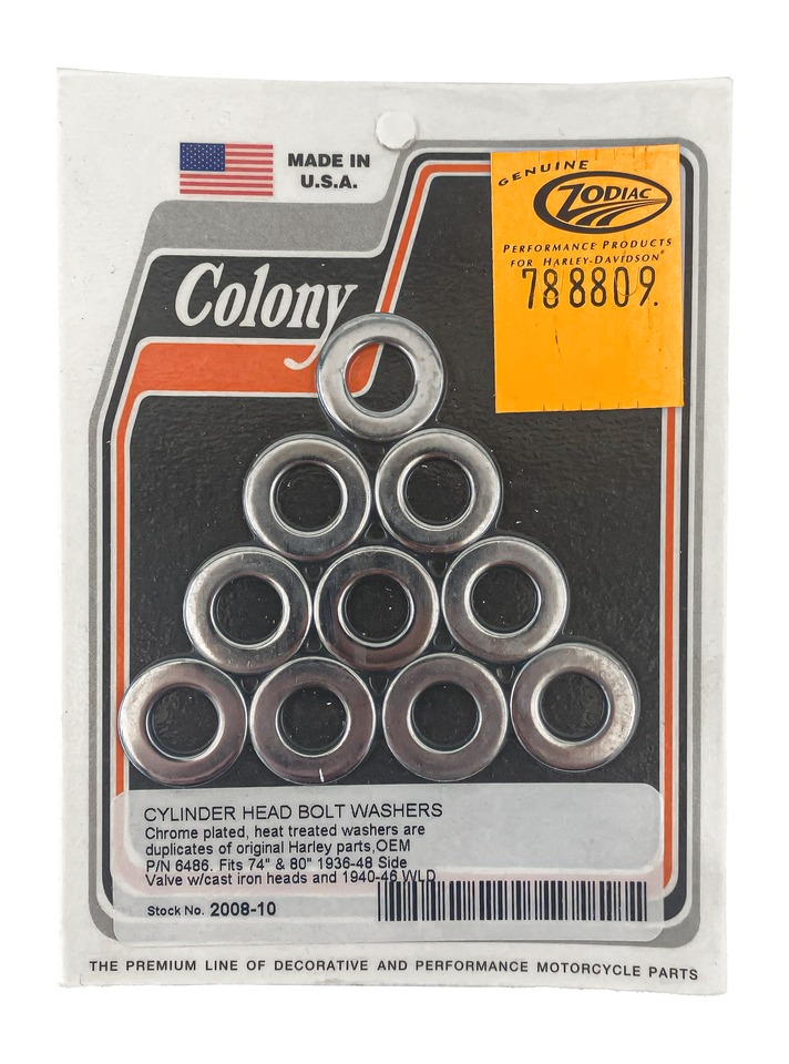 Chr Head Bolt Washers SV w/cast iron hds