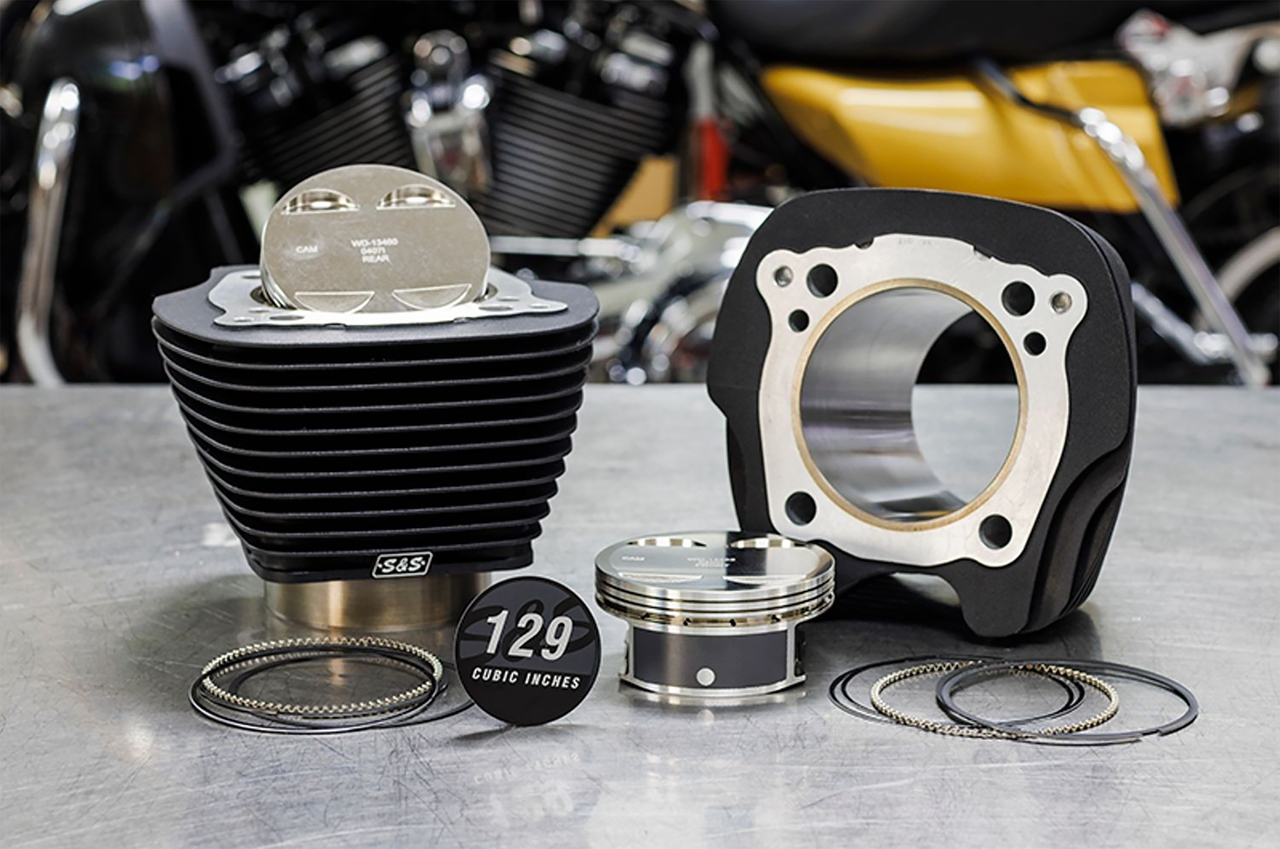 129CI Big Bore kit 4.375" str all black
