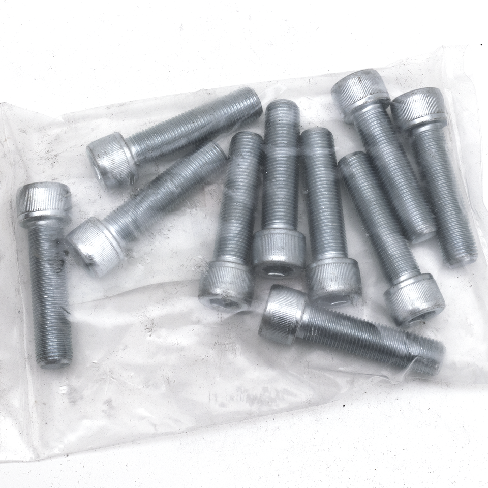 5pck allen bolt 1/2-20x2" UNF zinc