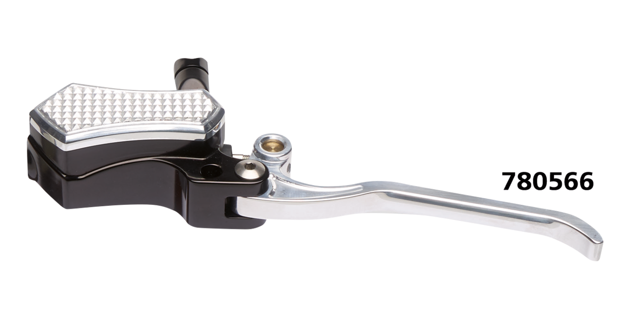 DMND BRAKE M/C POL CAP BRS LVR BS 9/16"