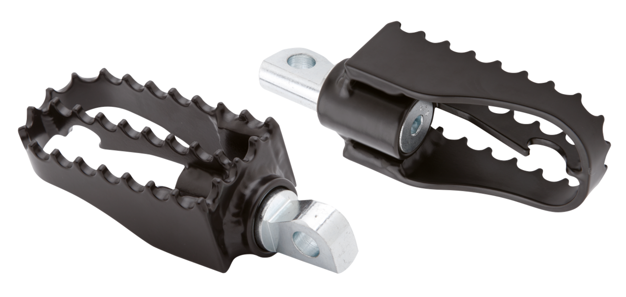 Burly MX Style Mini Foot Pegs Black