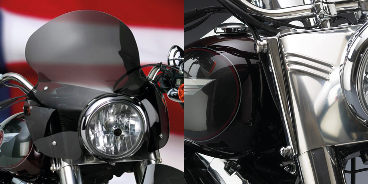 Wave QR (Stinger) windshield kit FLST