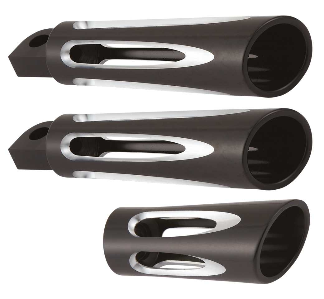 DEEP CUT FOOTPEGS, BLACK