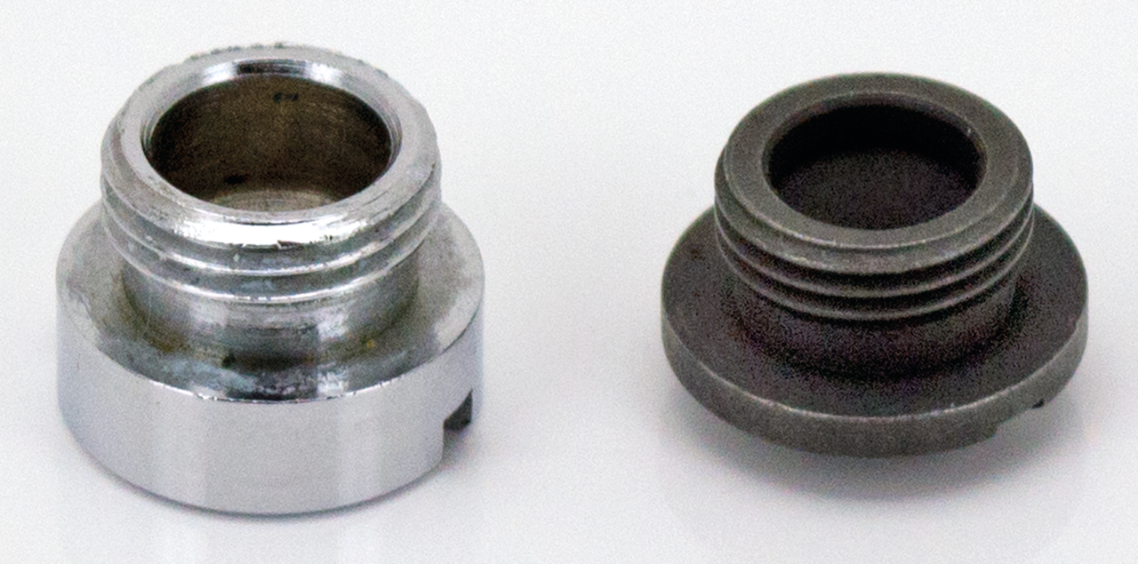 COLONY oil pump check valve plug chrome