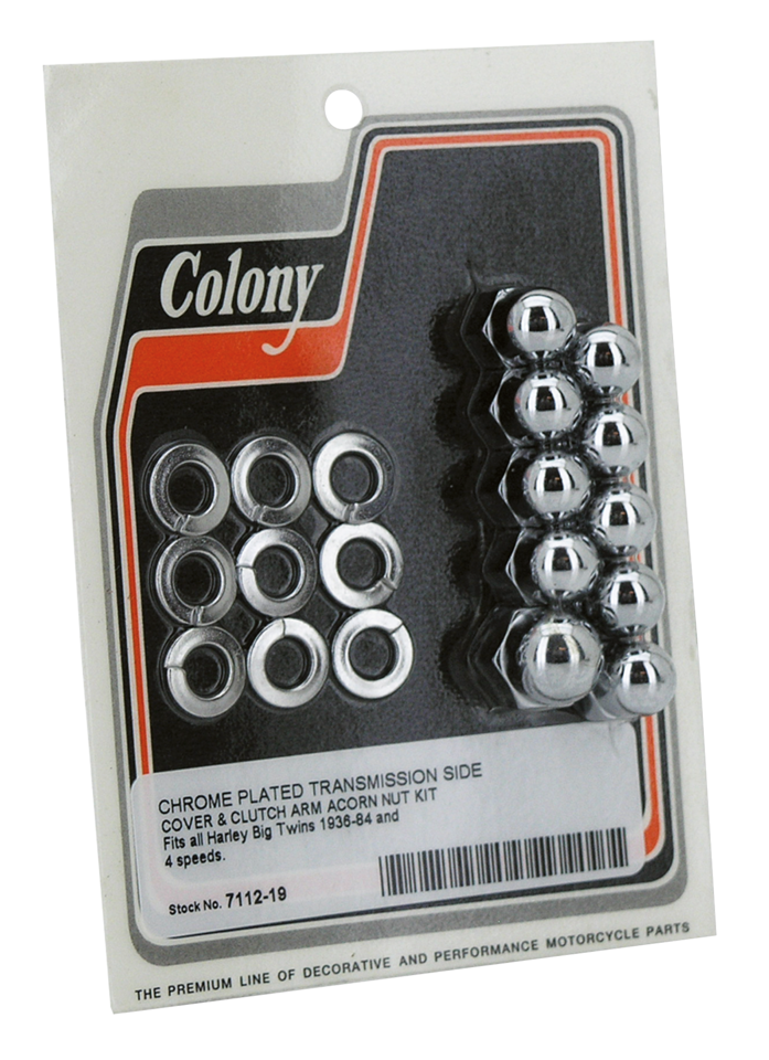 Chrome Acorn Trans Nut set BT36-84