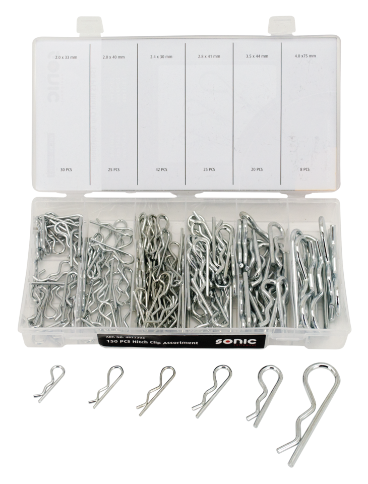 150pcs assorted hairpin cotter pins